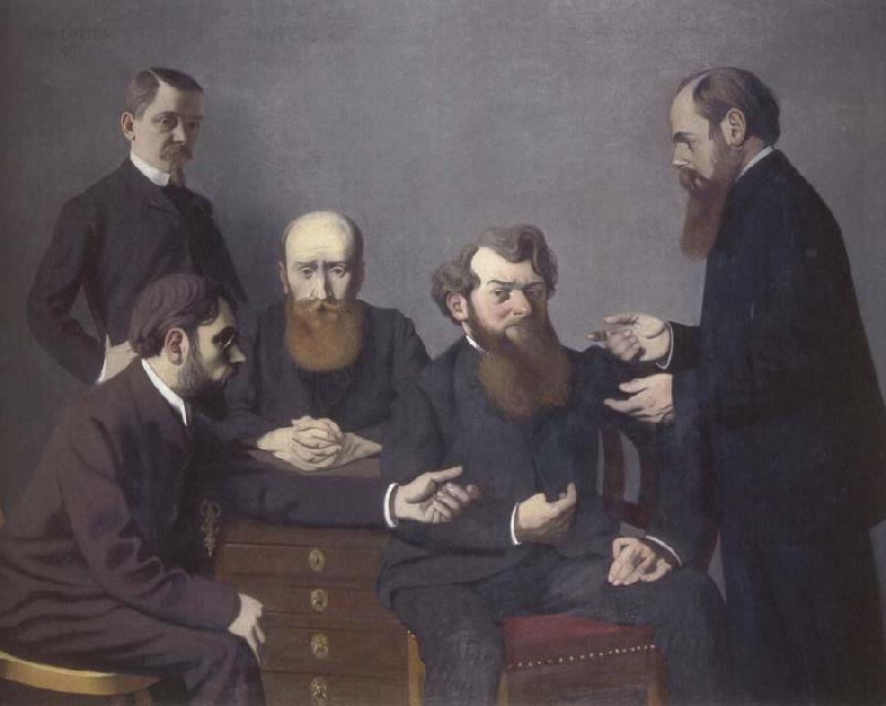 Felix Vallotton The Five Painters oil painting image